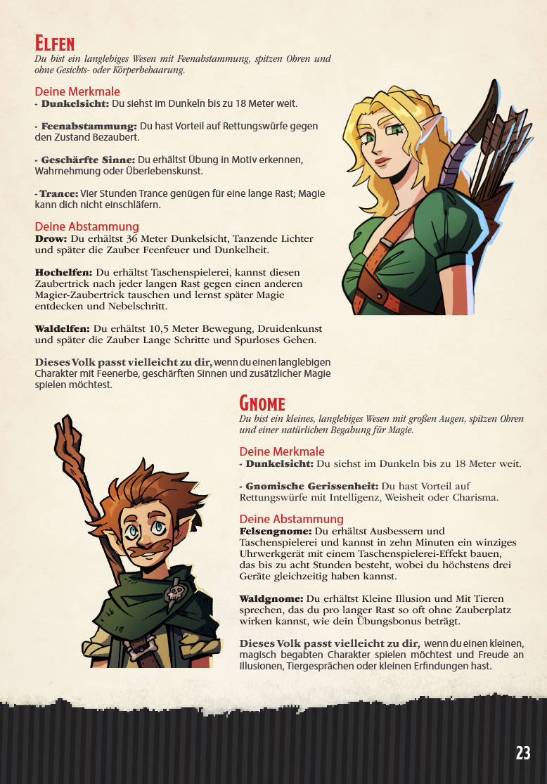 Diese D&D Klasse und Volk passt zu dir - Starter Guide | Kostenloser Download | Deutsch 5.5E