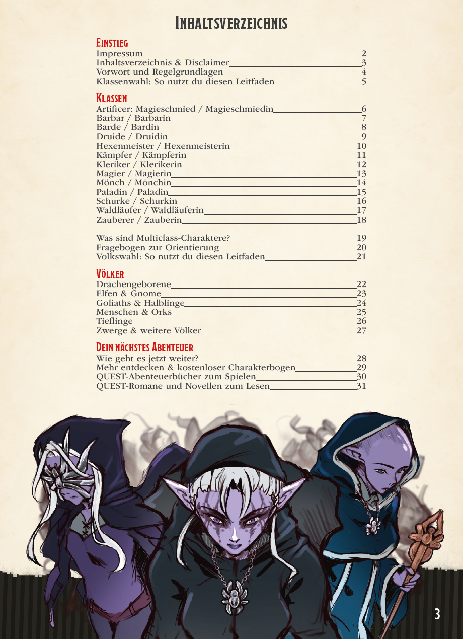 Diese D&D Klasse und Volk passt zu dir - Starter Guide | Kostenloser Download | Deutsch 5.5E