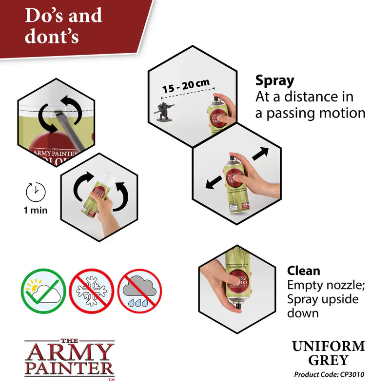 The Army Painter - Colour Primer - Uniform Grey Grundierung