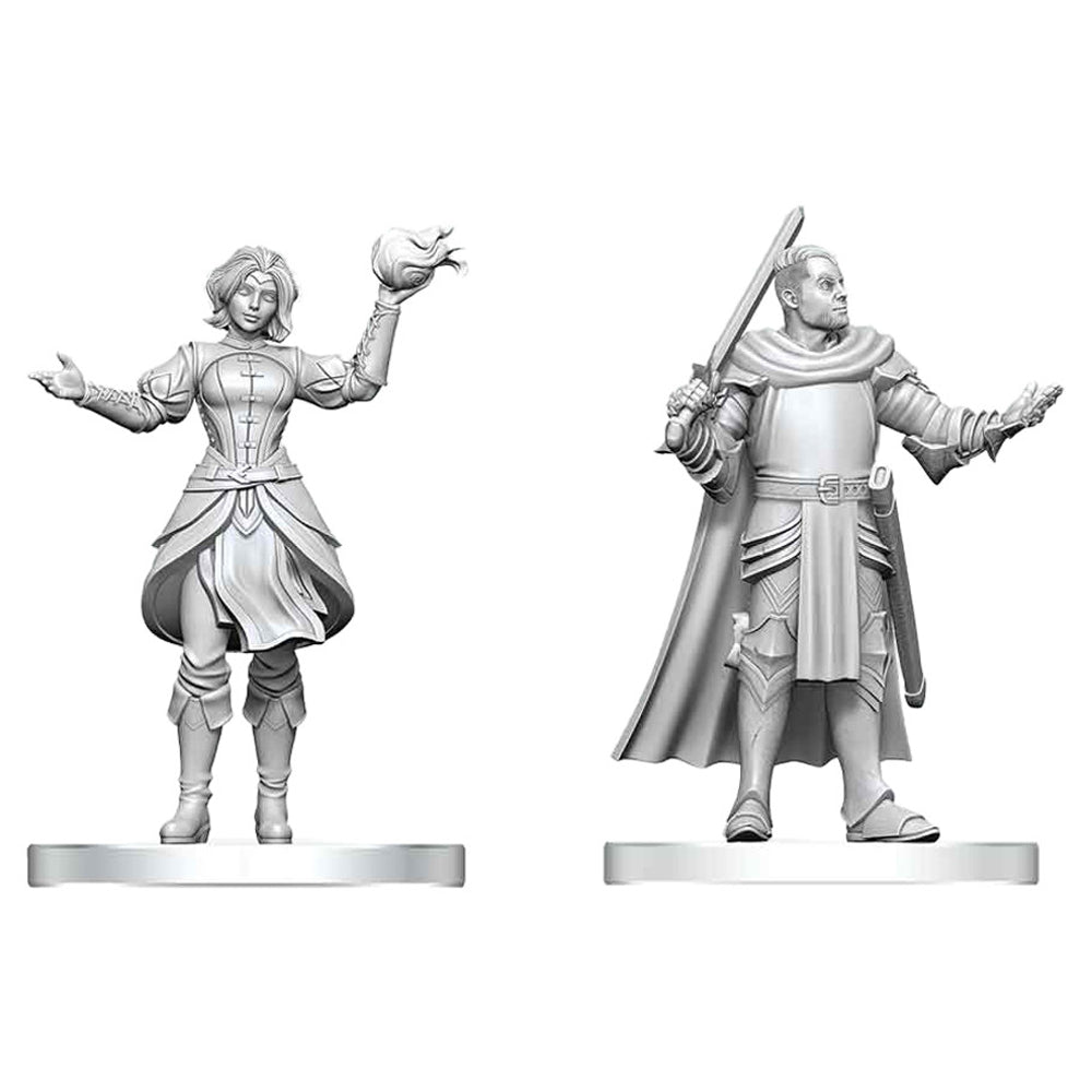 D&D Nolzur's Marvelous Miniatures: Knight & Mage Apprentice - EN