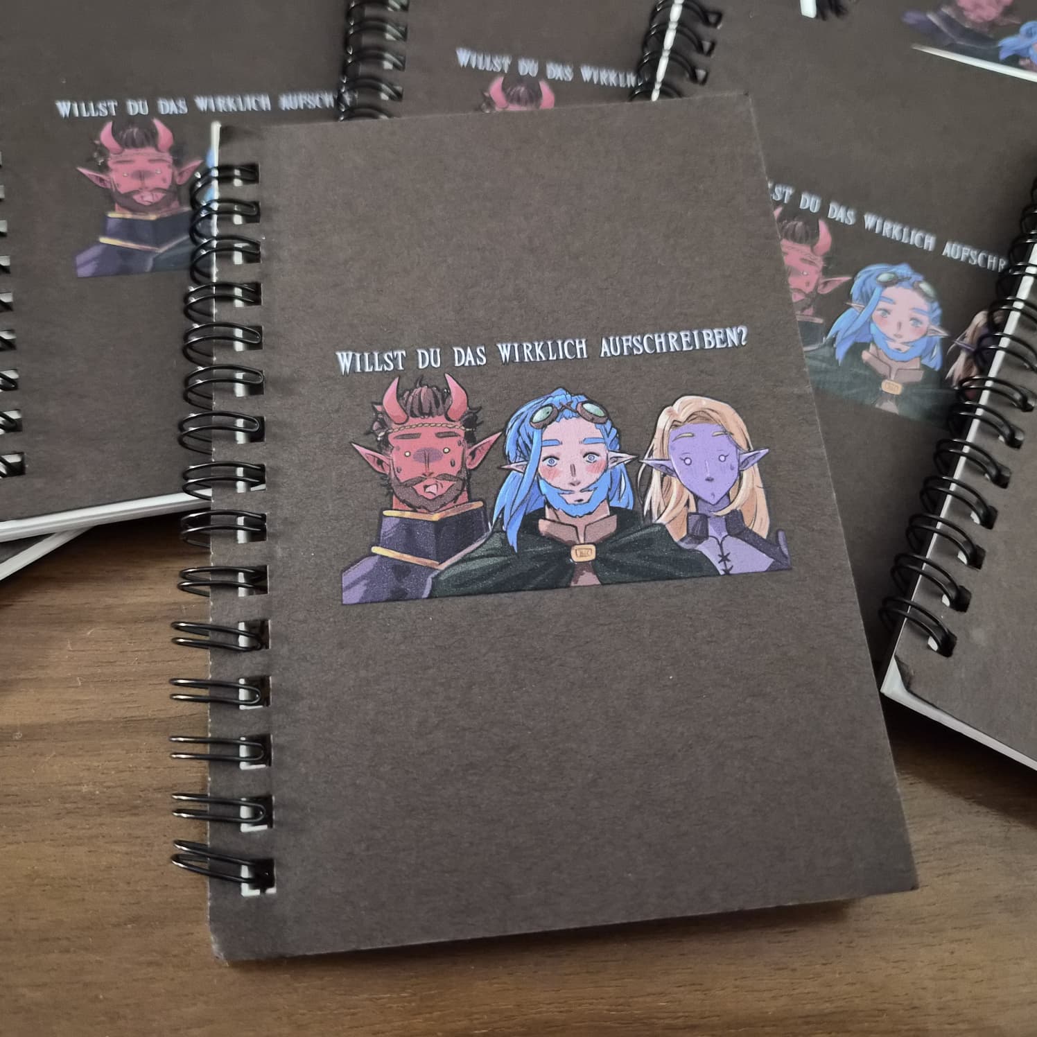 Willst du das wirklich aufschreiben? Quest | Notizbuch Notebook Din A6