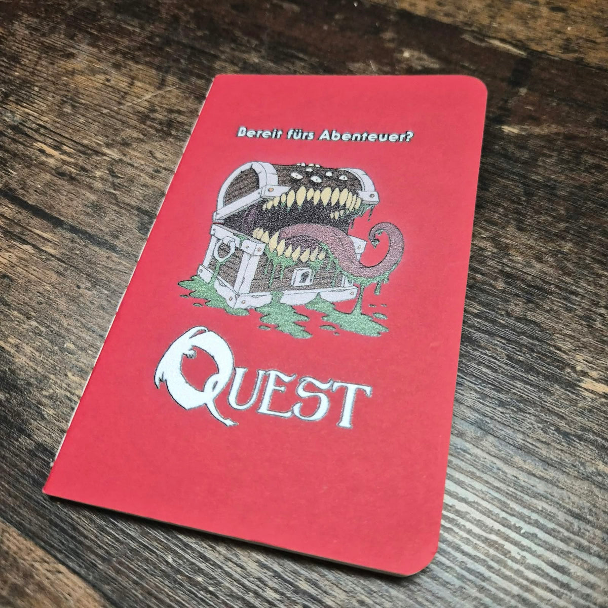 Diese Mimic liebt dich - Quest | Notizbuch Notebook Din A6