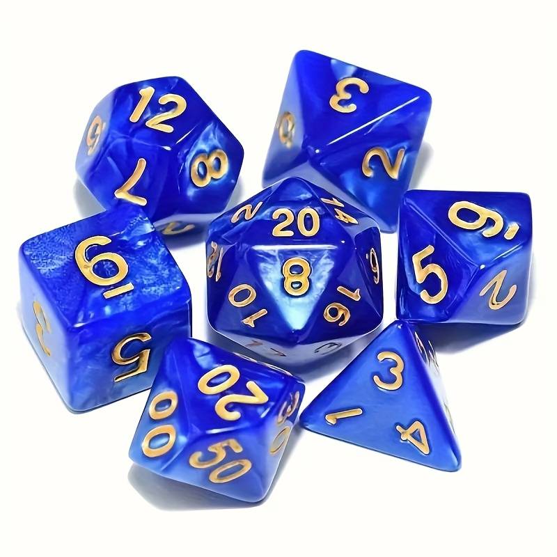 Vibrant Adventurer Diceset | 7-teiliges Würfelset