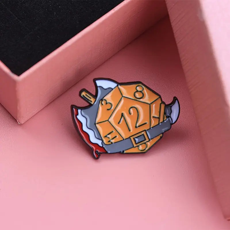 Anstecker Barbar | Fantasy Pin aus Metall