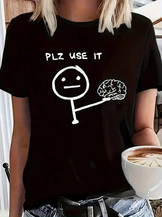 Tshirt "Plz use it"