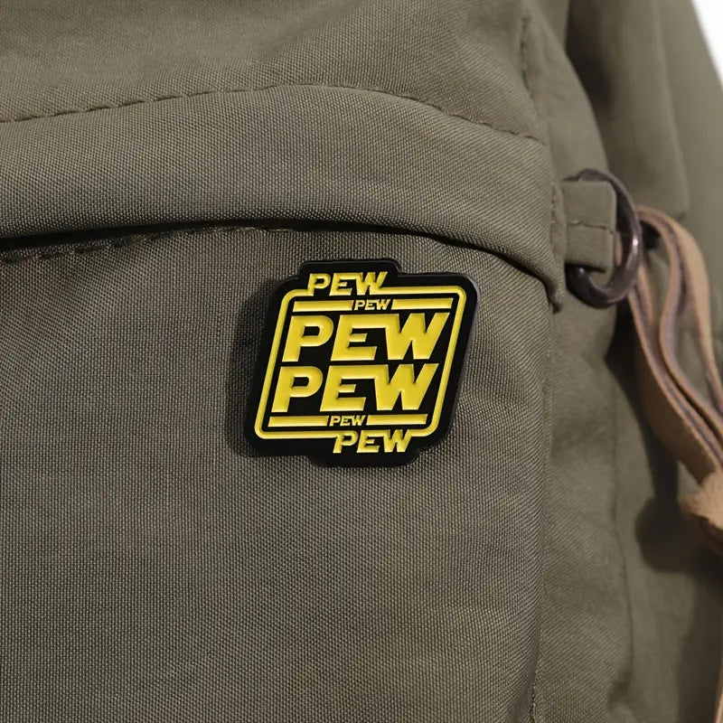Pew Pew Pew! | Anstecker Pin aus Metall