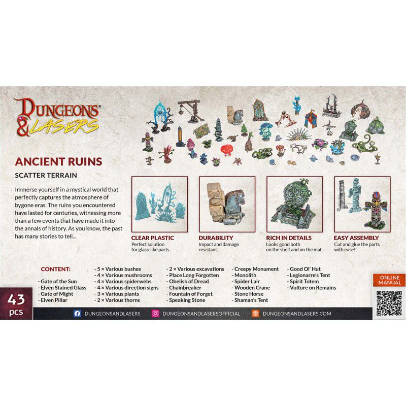 Dungeons & Lasers - Ancient Ruins Scatter Terrain - EN