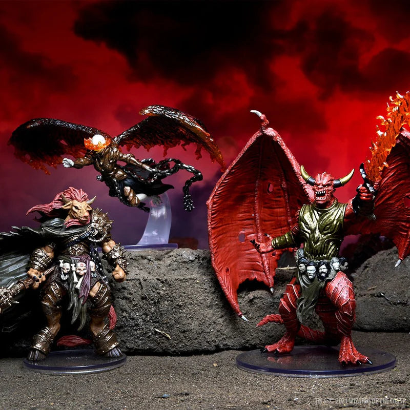 D&D Icons of the Realms: Archdevils - Bael, Bel and Zariel