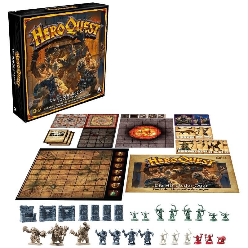 Avalon Hill HeroQuest Die Horde der Oger Abenteuerpack - DE