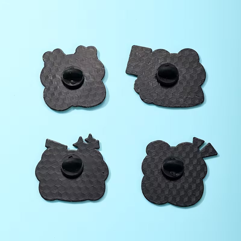 Froggo Anstecker 4x Set | Emaille Brosche | Anstecker