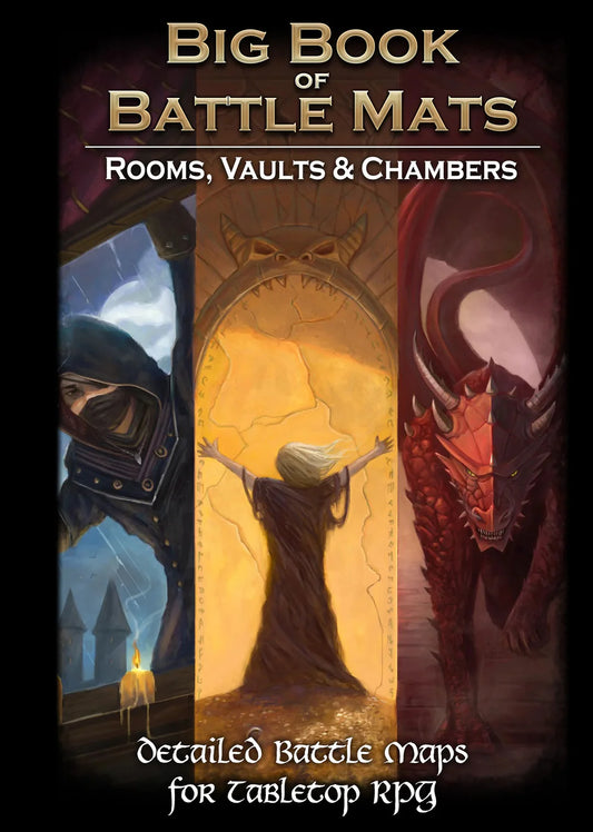 Big Book of Battle Mats: Rooms, Vaults & Chambers (A4)