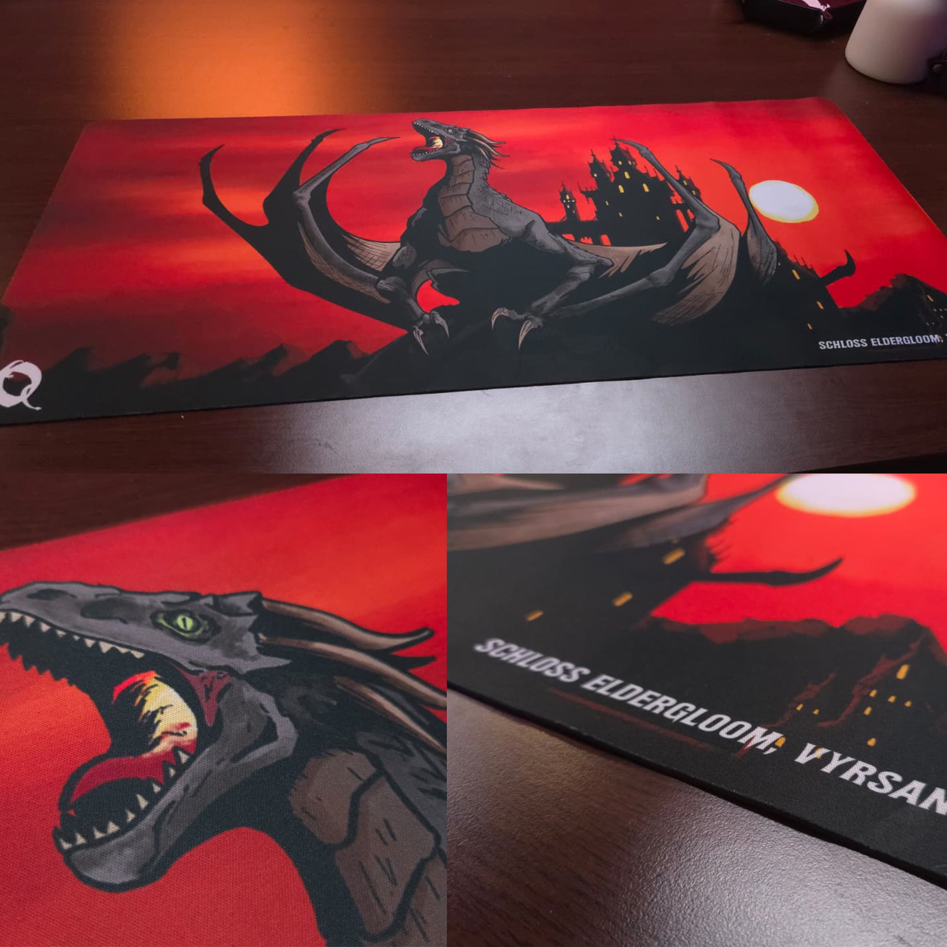 QUEST Vyrsantis Wyvern Mauspad | XXL Unterlage