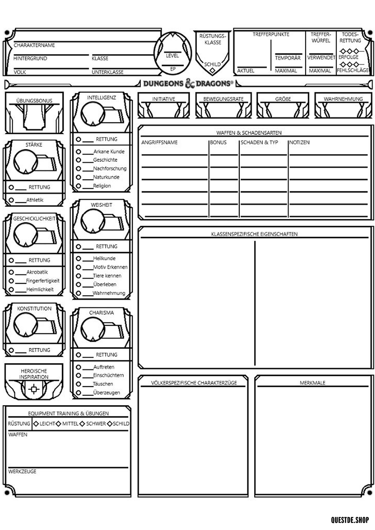 Kristy Rice Wow'd Chart.pdf Charakterbogen D&D 2024 - Deutsche Übersetzung – Quest Shop