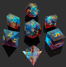 Space Dice Würfel Set | 7-Teilig