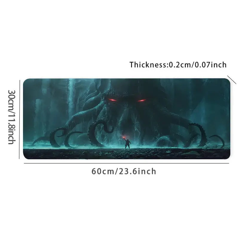 Cthuhlu Riesenmauspad | 60cm x 30cm