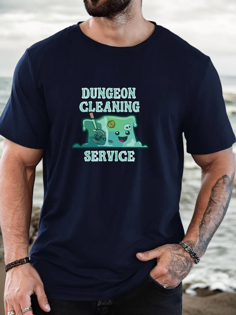 Dungeon Cleaning Service | D&D Fan T-Shirt