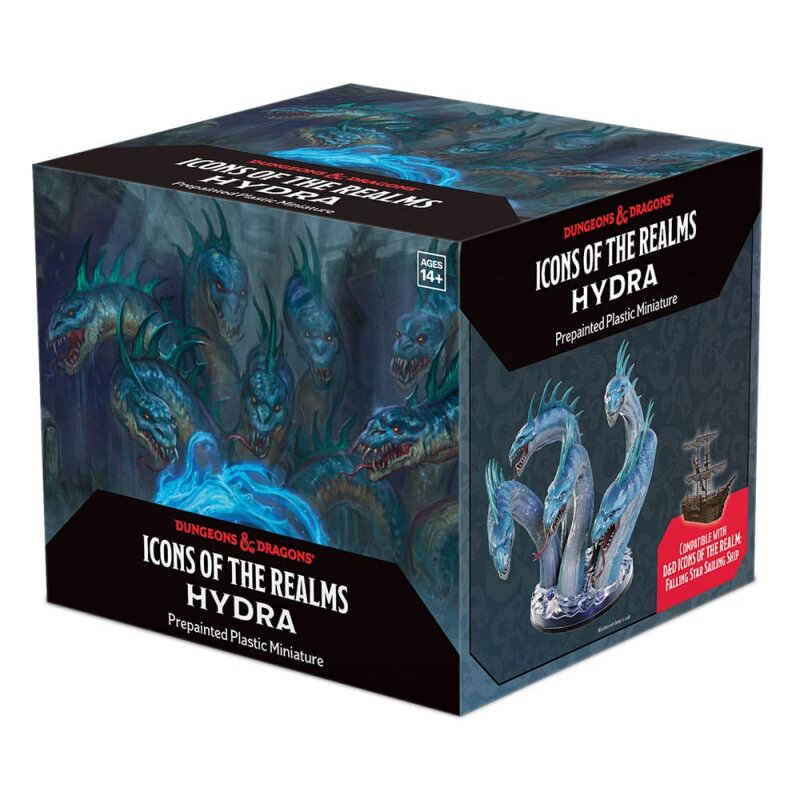 D&D Icons of the Realms: Hydra Boxed Miniature (Set 29) - Pre Painted