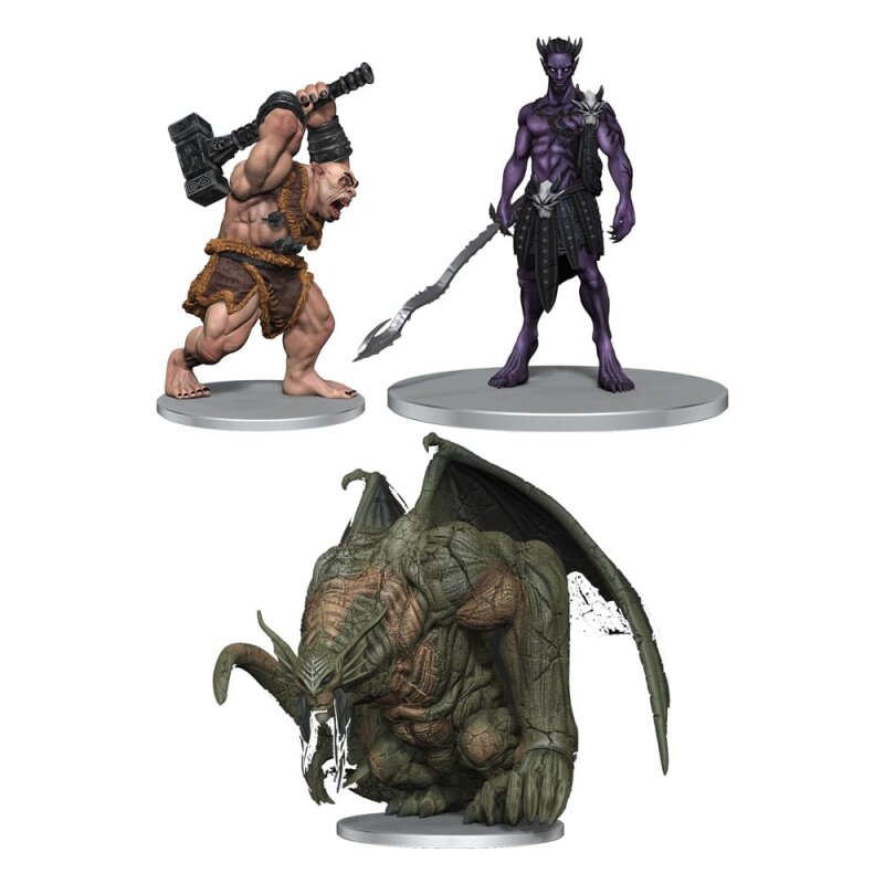 D&D Icons of the Realms: Demon Lords - Graz'zt, Fraz Urb'luu, and Kostchtchie (Prepainted)