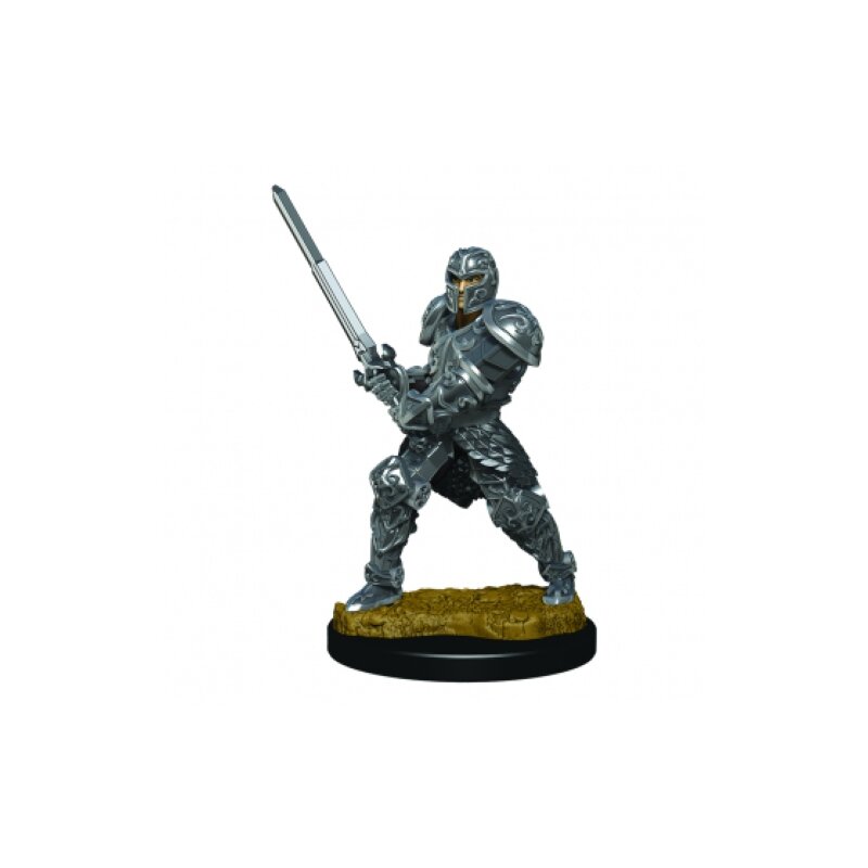 D&D ICONS OF THE REALMS PREMIUM FIGURES: MALE HUMAN FIGHTER 2025