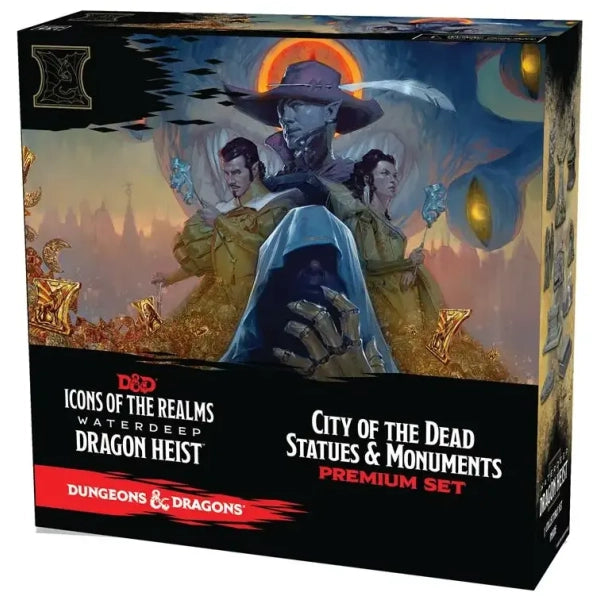 D&D ICONS OF THE REALMS - SET 9 CASE INCENTIVE - City Of The Dead - Statues & Monuments