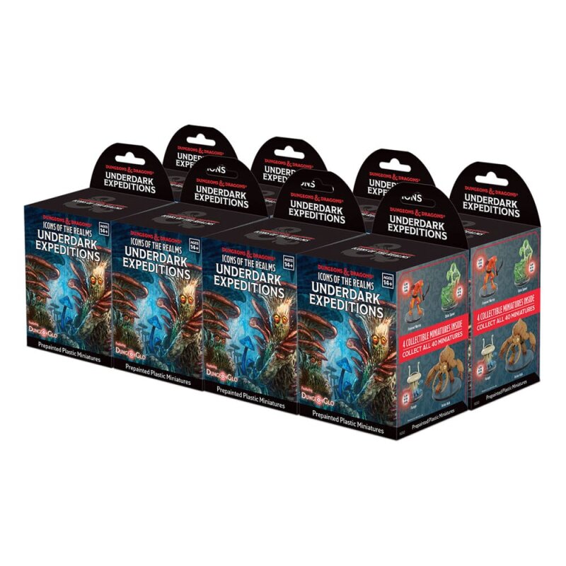 D&D Icons of the Realms: Underdark Expeditions - 8 ct. Booster Brick (Set 36) - EN | Booster Box