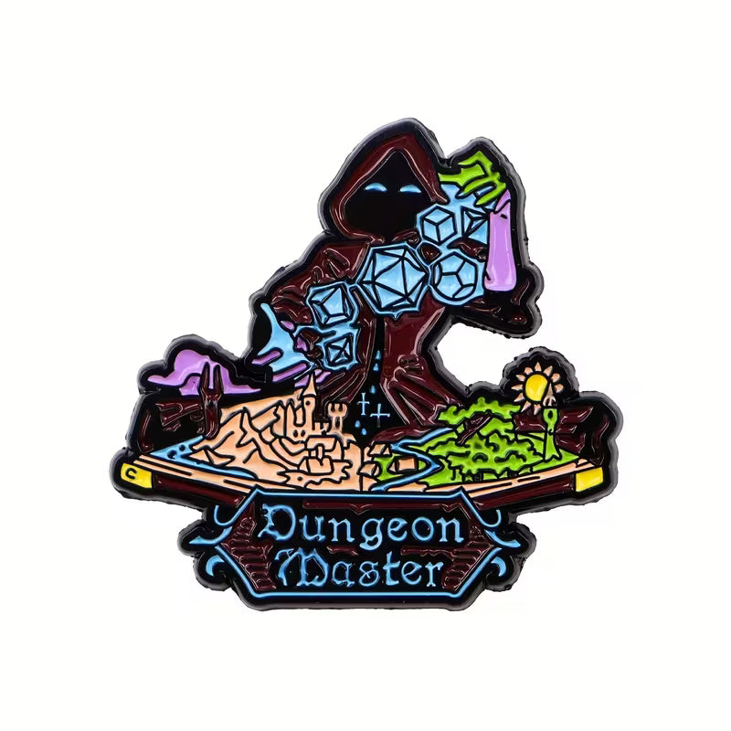 Dungeon Master | Emaille Brosche | Anstecker