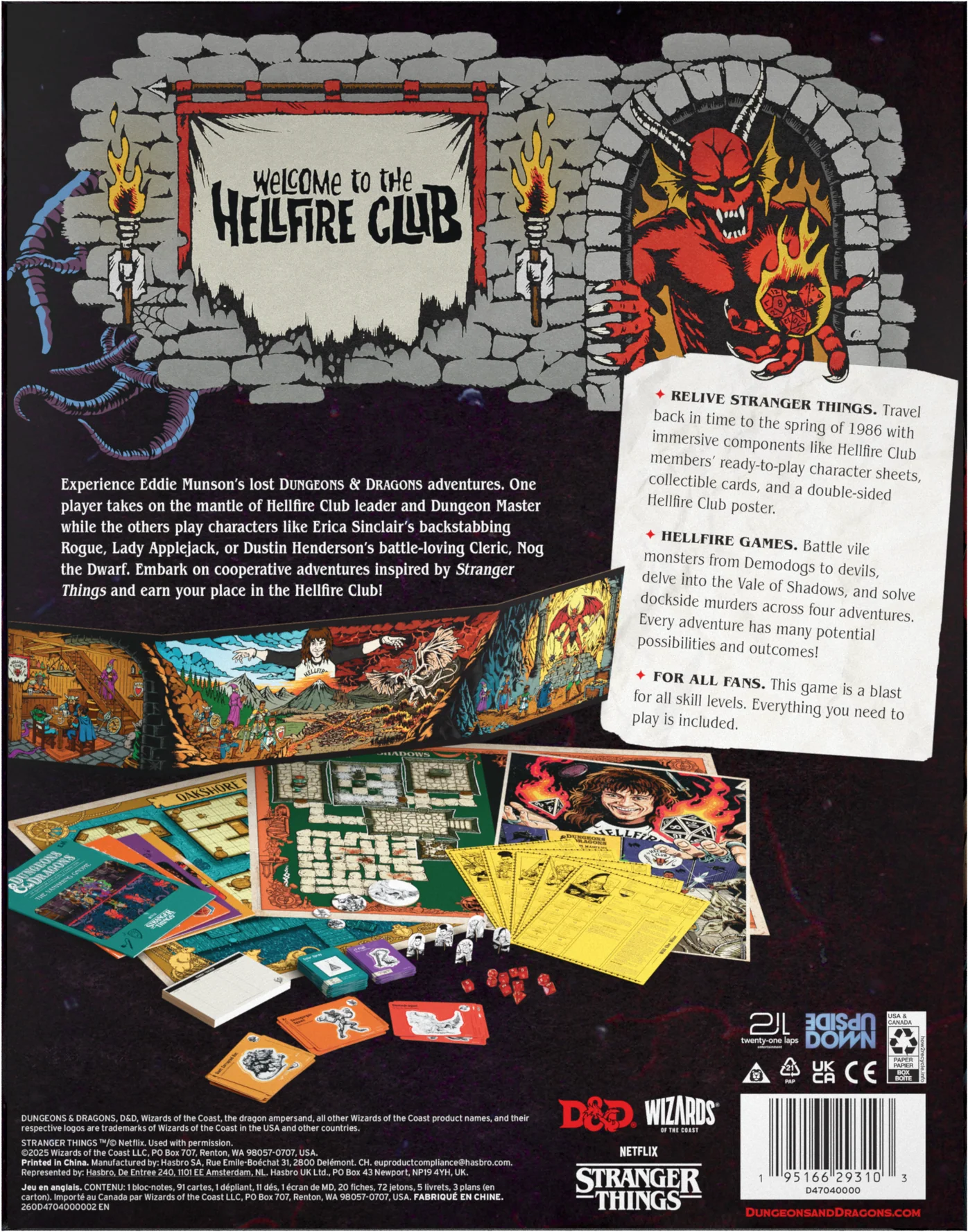 D&D Stranger Things Welcome to the Hellfire Club - EN