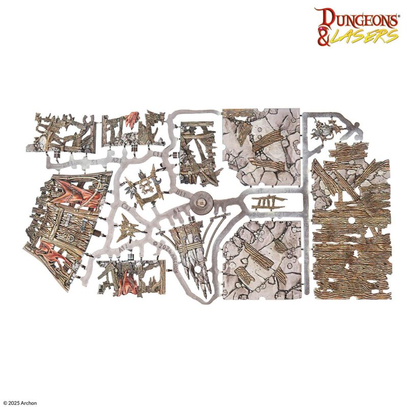 Dungeons & Lasers - Goblin Lair: Pre-Painted - EN