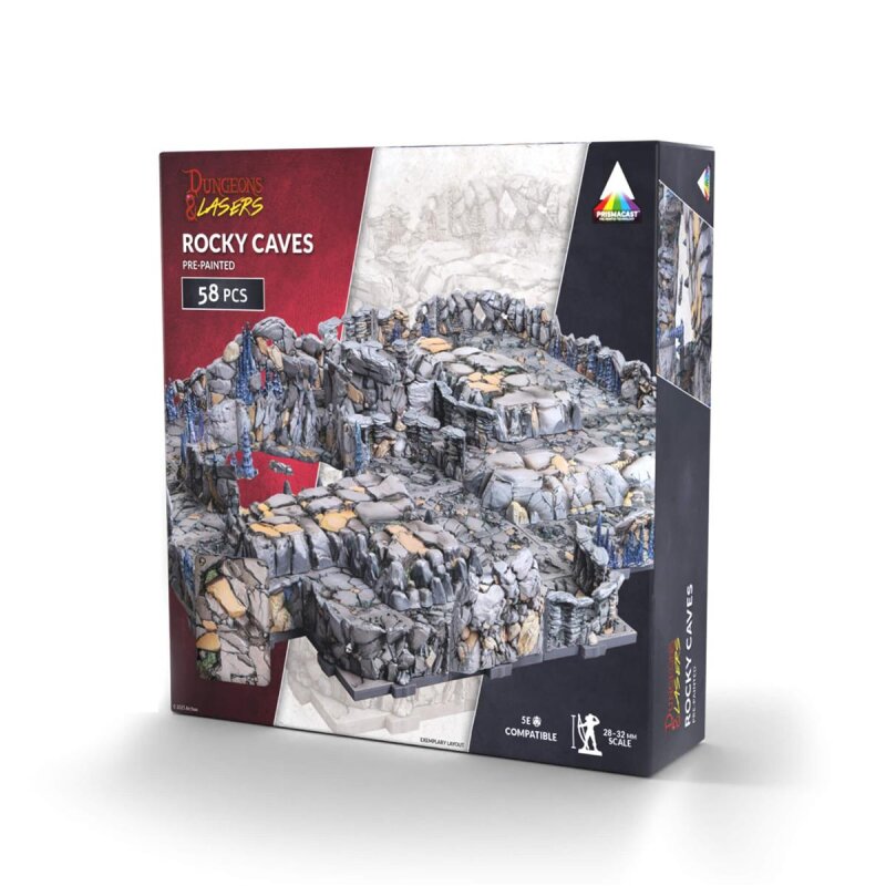 Dungeons & Lasers - Rocky Caves: Pre-Painted - EN