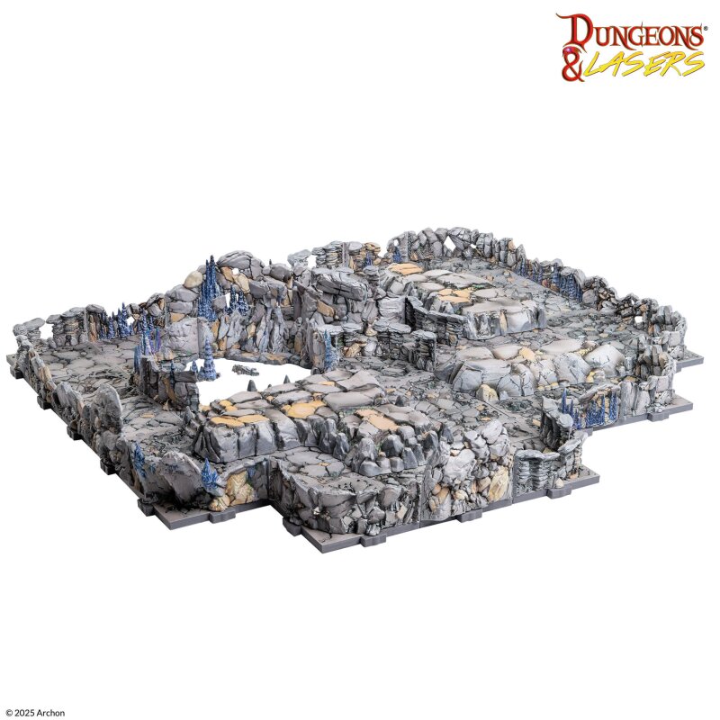 Dungeons & Lasers - Rocky Caves: Pre-Painted - EN