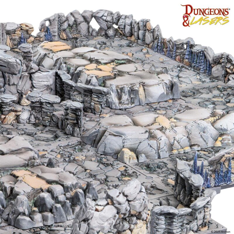 Dungeons & Lasers - Rocky Caves: Pre-Painted - EN
