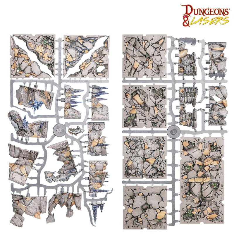 Dungeons & Lasers - Rocky Caves: Pre-Painted - EN