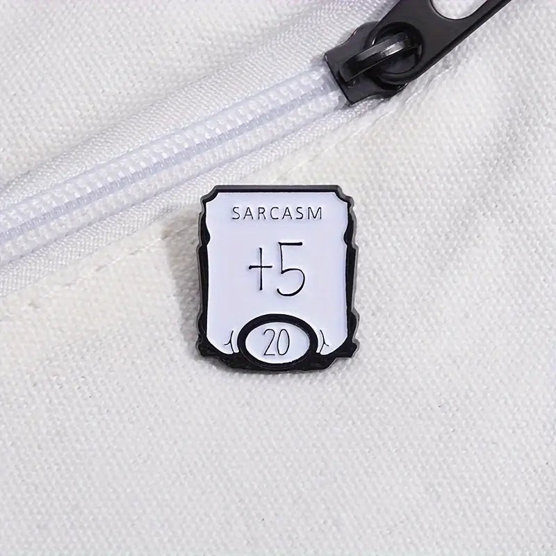 +5 Sarkasmus Anstecker | Pen&Paper Merchandise