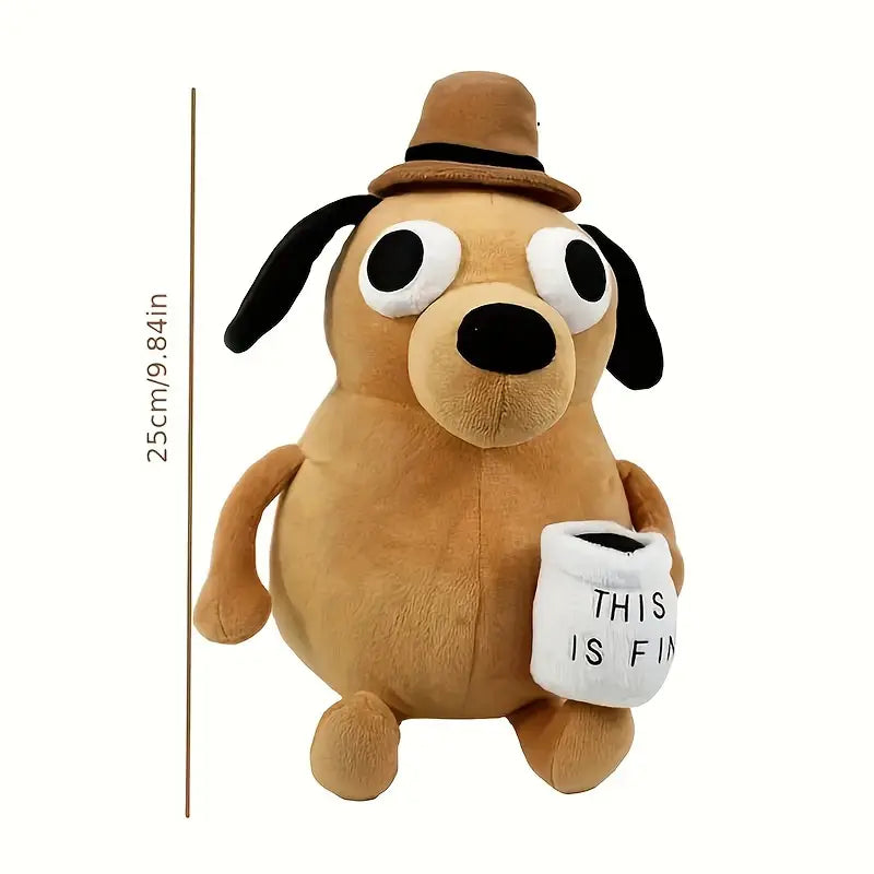 This is fine Stofftier | Hunde Kuscheltier