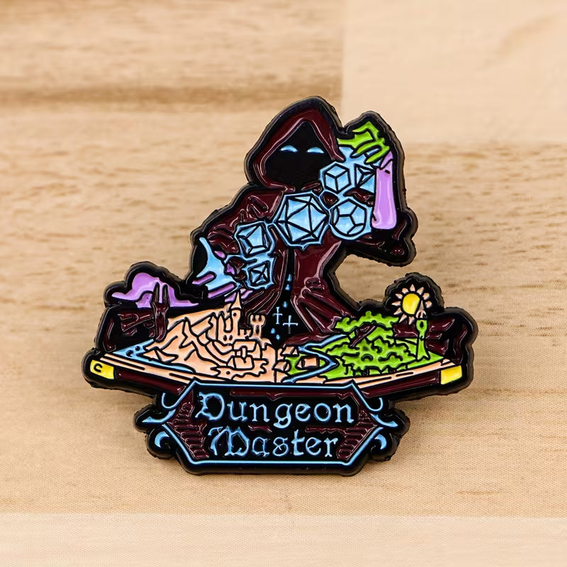 Dungeon Master | Emaille Brosche | Anstecker
