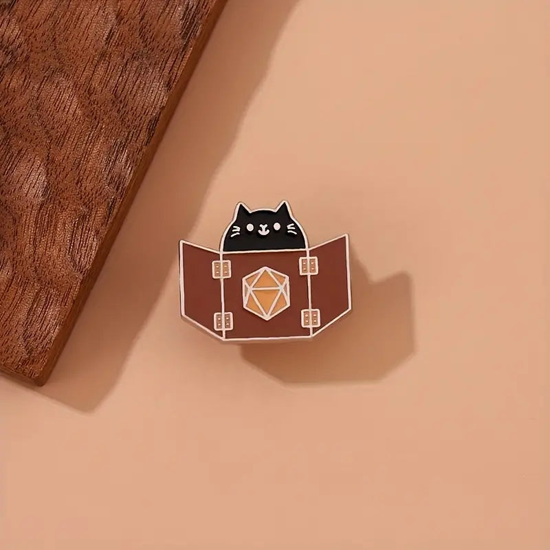 Spielleiter Katze | Metall Anstecker