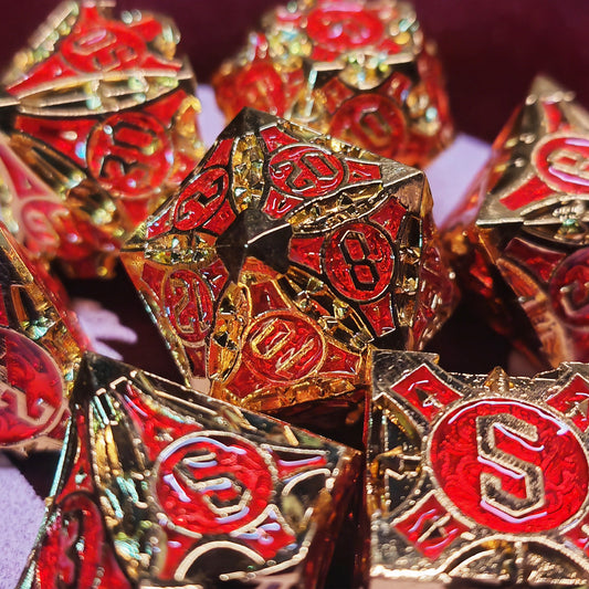Greifen Rot Magic Set | Metall | 7-Teilig