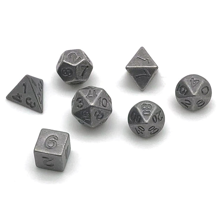 Mini Metallwürfelset | 7-teilig DnD