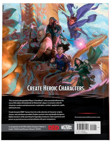 Dungeons & Dragons 5E Player's Handbook 2024 (HC) (EN)