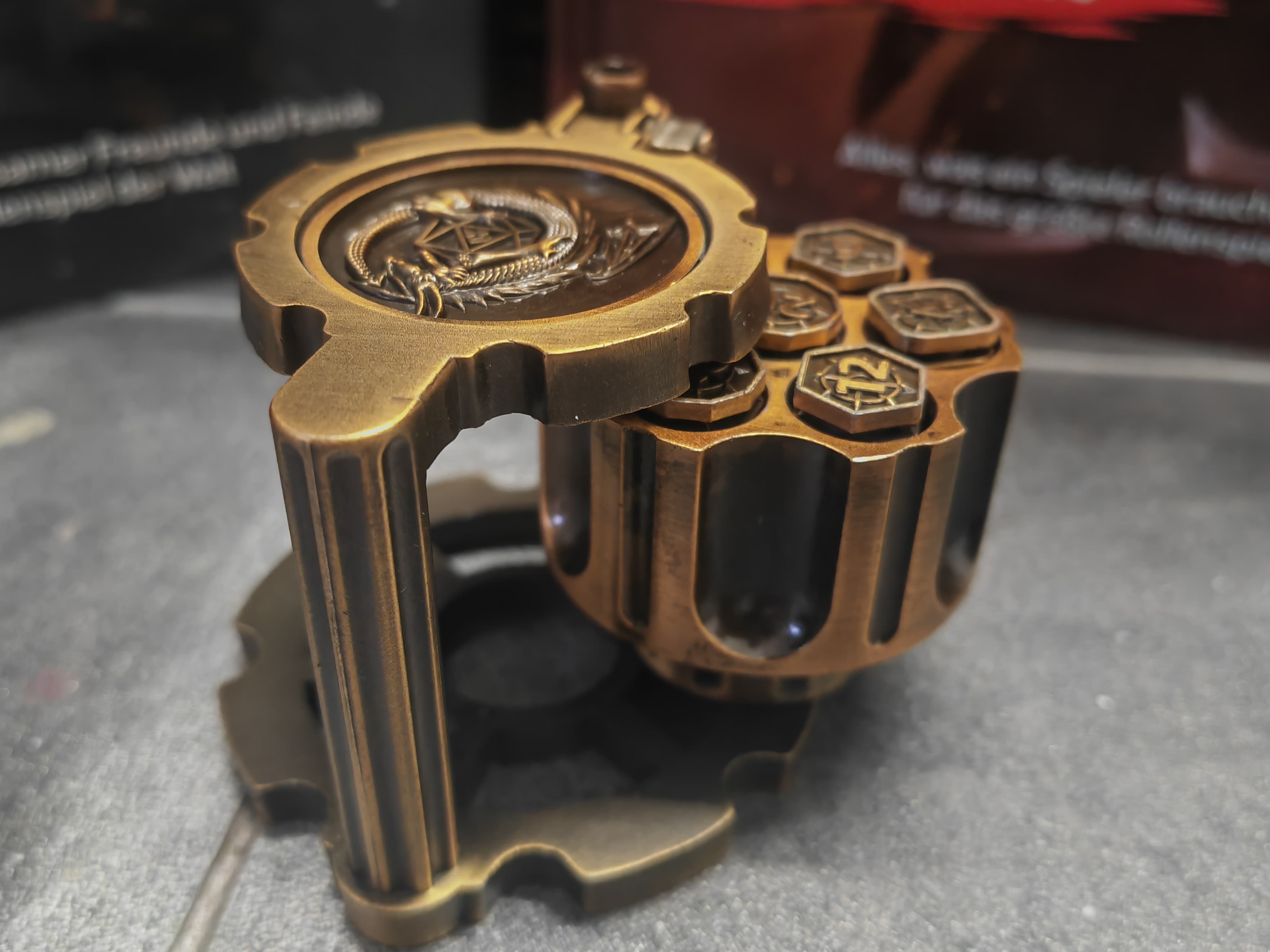 Revolverheld Gunslinger Trommelset | 7 teiliges Würfelset | Metall