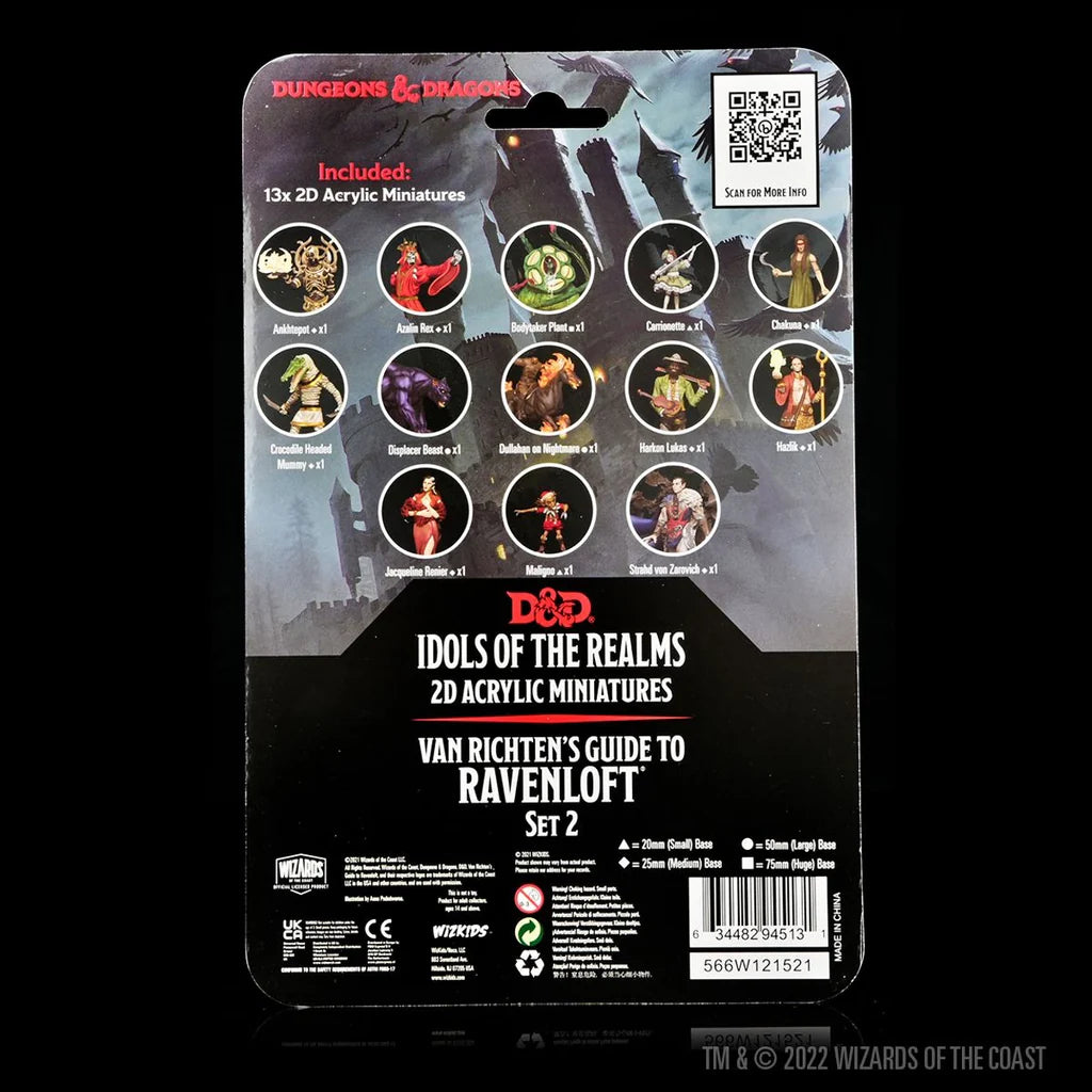 D&D IDOLS OF THE REALMS: VAN RICHTEN'S GUIDE TO RAVENLOFT: 2D SET 2 - EN