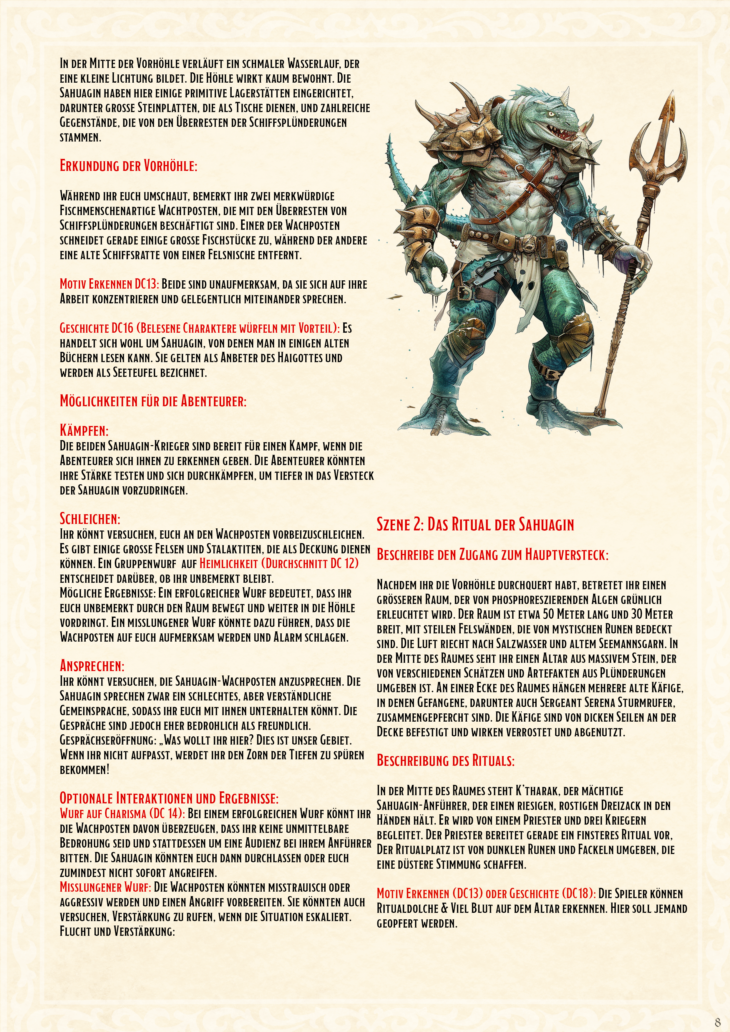 Quest Oneshot Abenteuer: "Verschollen auf Maligol" | 5e