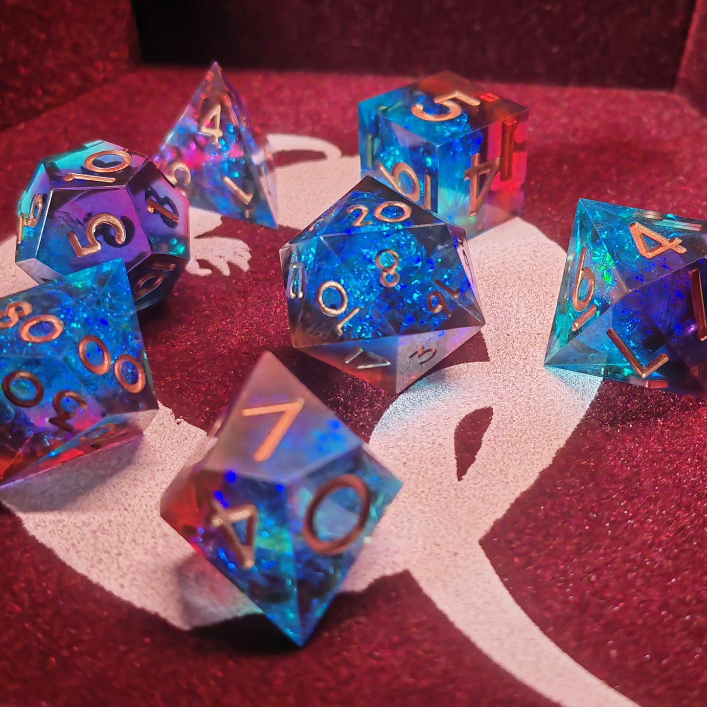 Space Dice Würfel Set | 7-Teilig