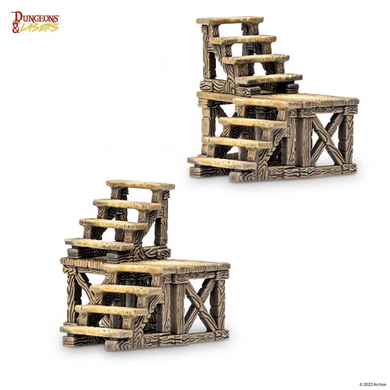 DUNGEONS & LASERS - STAIRS PACK - EN
