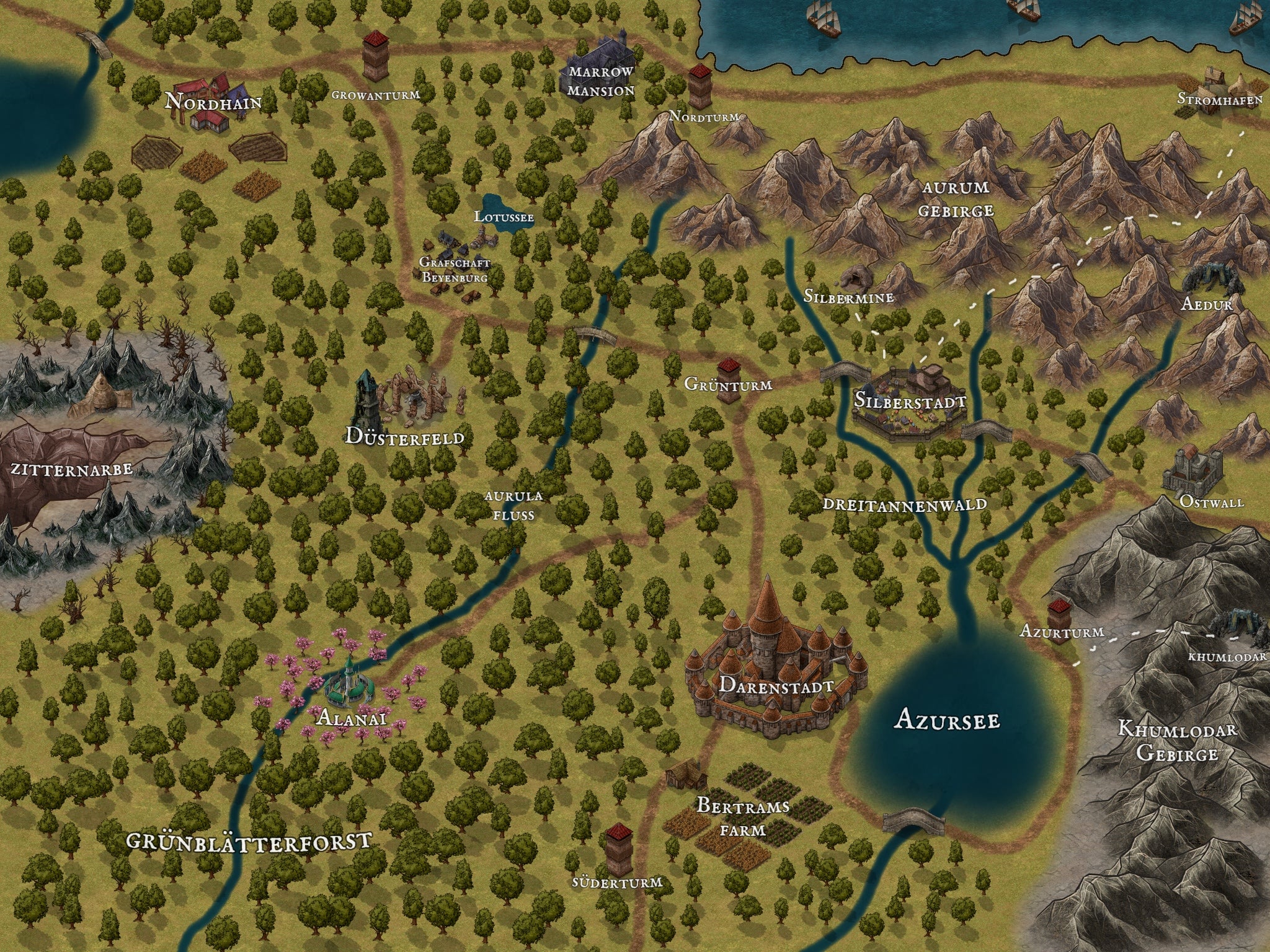 Quest World Maps