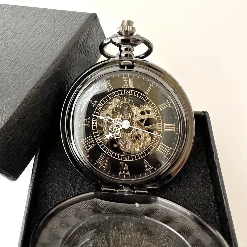 Retro Taschenuhr | Mechanisch zum Aufziehen