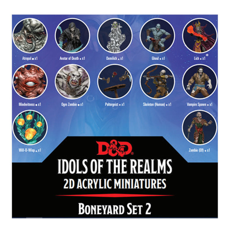 D&D IDOLS OF THE REALMS: BONEYARD: 2D SET 1 - EN