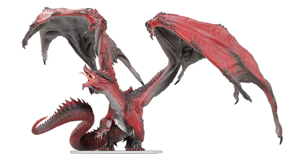 D&D Icons of the Realms: Adult Red Dragon Tyrant [Neu] - Vorbemalt